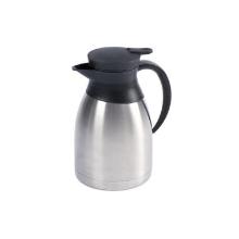 Thermos jug 1 ltr 18.5cm Low model Stainless insert Matt polished product photo