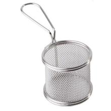 Serving basket Mini Friture &Oslash;8x8 cm Stainless steel product photo