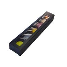 Box 304x52x37 mm with Glass Black for Macarons 107048 product photo
