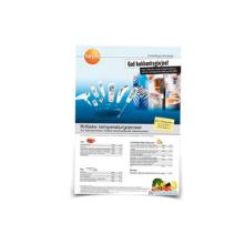Food poster Testo A3 with information on critical temperatures product photo