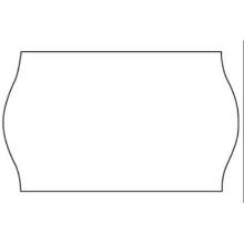 Etiket 32x19 mm Wave Frost lim Neutral Hvid product photo