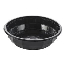 Plastic bowl Bowl Diamond 714ml &Oslash;18.8x4.8cm RPET Black product photo