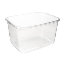 Plastic cup Catersource 750 ml 105x140x75 mm Square RPET Clear product photo