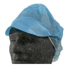 Hygienic hat Snood cap size M with Shade/Hair pouch Blue product photo