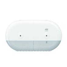 Toilet paper dispenser Tork SmartOne T9 Twin Plastic White product photo