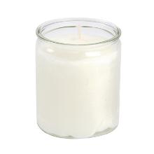 Glass candle Starlight Refill &Oslash;65xH83mm burning time 50 hours paraffin White product photo