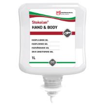Hand cream Stokolan Hand and Body with Perfume 8.6% fat ECARF for dispenser 1 lt product photo