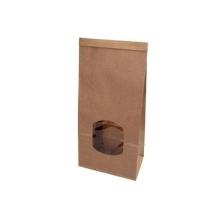 Klodsbundspose 154x71x254 mm med Rude/Tin Tie-lukning PP-Belagt Brun product photo