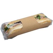 Wrap 210x251.5 mm Karton med BOPP Brun til Baguette product photo