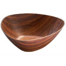 Bowl Retro 34x34x11 cm Triangle PS Brown product photo