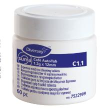 Rensemiddel Tablet Suma Caf&eacute; AutoTab C1.1 til Espressomaskiner 1.2 gr 60 stk product photo