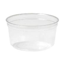 Cup Crystal Deli 375 ml &Oslash;116x61 mm Round Strong RPET Clear product photo