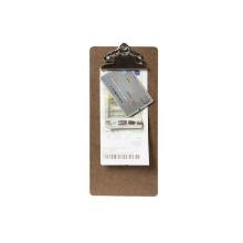 Receipt tray Securit Clipboard 11x26.5 cm brown product photo
