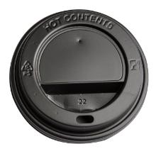 Drinking lid Plastic &Oslash;90xH20mm For coffee cup Black Catersource product photo