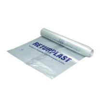 Knudes&aelig;k 200liter B850xL1600mm 56my Returplast Transparent product photo