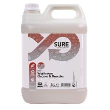 Sanitary cleaning/Descaler SURE Washroom Cleaner&Descaler Sur un/Perfume 5 ltr product photo