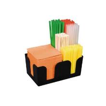 Bar caddy Plastic Black for Straws/Napkins product photo