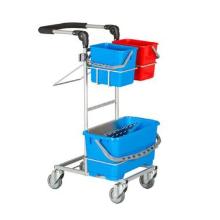 Reng&oslash;ringsvogn Ergo Slimline Lille drypsystem med 2 stk 6 ltr spande product photo