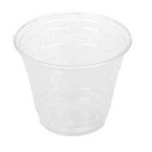 Plastglas 25 cl &Oslash;96 mm Bionedbrydelig PLA Klar til Dessert product photo