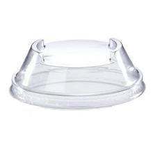 Plastic lid &Oslash;96 mm High Dome-shaped biodegradable PLA Ready for 30/40/50 cl &Oslash;96 product photo