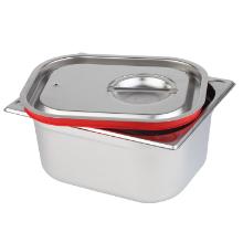 Lid 1/2 GN 32.5x26.5x3 cm Stainless steel/Silicone for Canteen 1/2 GN product photo