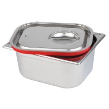Lid 1/4 GN 26.4x16.2x2 cm Stainless steel/Silicone for Canteen 1/4 GN product photo