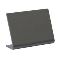 Skilt Securit A8 L-formet Vertikal tavle Frostet sort/blank bagside 5 stk pr s&aelig;t product photo