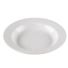 Tallerken Venice &Oslash;23 cm Dyb Porcel&aelig;n Hvid product photo