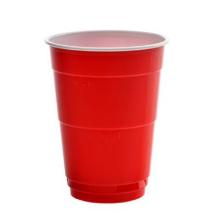Plastglas 40 cl &Oslash;95x121 mm PS R&oslash;d party med Hvid inderside product photo