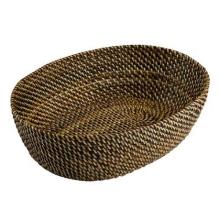 Bread basket Bastian 20x15x7 cm Oval Rivet Light/Dark product photo