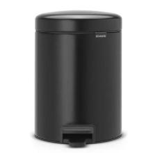 Pedal bin Brabantia Newlcon 5 ltr Steel/Plastic Matt black product photo