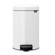 Pedal bin Brabantia Newlcon 12 ltr Steel/Plastic White product photo