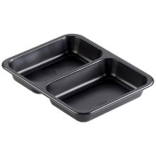 Tray 2-compartment 227x178x32 mm PP Black product photo