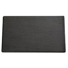 Serving plate 1/3 GN 32.5x17.6 cm Melamine Slate look black product photo