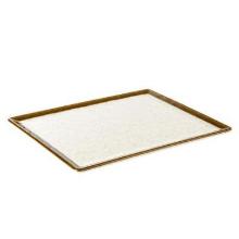 Dish Stoneart 1/2 GN 32.5x26.5x1.5cm Melamine White/Brown stone look product photo