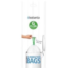 Affaldspose 23/30ltr B445xL745mm G Hvid product photo