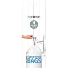 Affaldspose 50 L B600xL820 med snoreluk Brabantia H hvid product photo