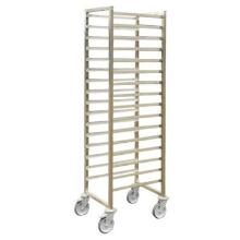 Stikvogn Enkel 16 stik 39x53x171cm med Svingstop Rustfri st&aring;l til 1/1 GN product photo