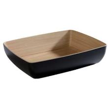 Sk&aring;l Frida 4 ltr 32.5x26.5x7.5 cm Melamin Sort/Tr&aelig;look product photo