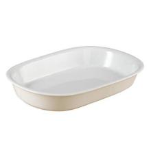 Fad 31x22x4.6 cm Ovnfast Porcel&aelig;n Hvid product photo