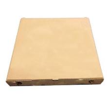Pizza box 32x32x3 cm brown without print neutral product photo