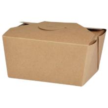 Takeaway box 600 ml 113/130x90/112x65 mm FSC-labelled Cardboard with biocoating product photo