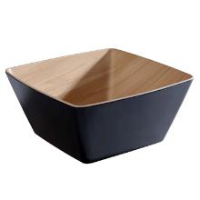 Sk&aring;l Frida 3.5 ltr 25x25x12 cm Melamin Sort/Tr&aelig;look product photo