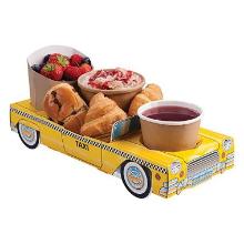 Serving tray 295x120x55 mm Cardboard Yellow Taxi Cab product photo
