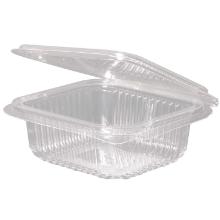 Plastb&aelig;ger 250 ml 126x117x43 mm Firkantet H&aelig;ngslet l&aring;g Bionedbrydelig PLA Klar product photo