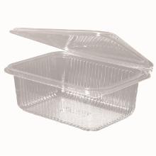 Plastic cup 1000 ml 188x143x67 mm Square Hinged lid Biodegradable PLA Clear product photo