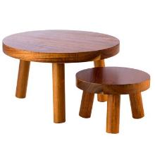 Buffet stand &Oslash;15x10 cm Wood product photo