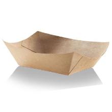 French Fries Tray L100xW60xH41mm Kraft/Cardboard/PLA Brown product photo