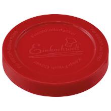 Låg Weck Ø6.7 cm til Patentglas. Silikone Rød product photo