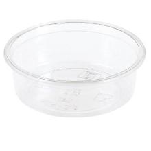 Dressing cup 60 ml &Oslash;76x25 mm Round Biodegradable PLA Clear product photo